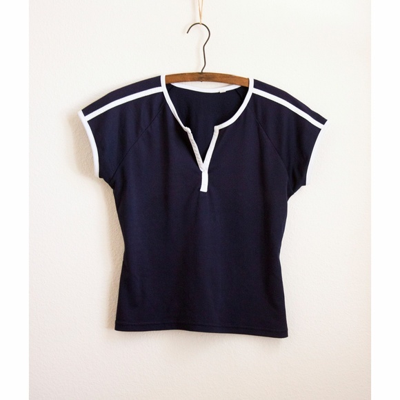 Vintage Double Stripe Athletic Top - Picture 3 of 6